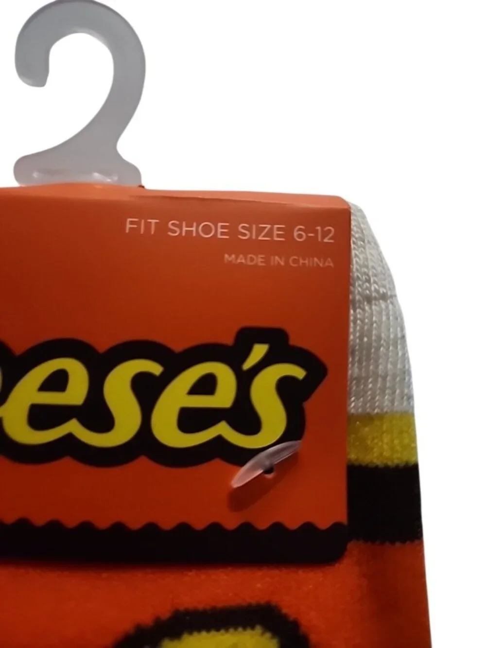 Reeses King Of The Cups Novelty  Crew Socks Size 6-12 Mens, 2 Pair